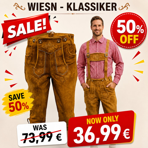 Lange lederhose für - lange, herren