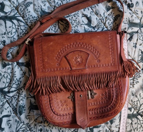 Folk ledertasche vintage - folk,