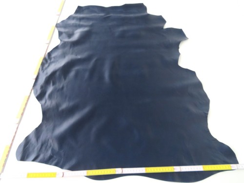 Ziegenleder blau 0mm 5m - blau, (0,5m²
