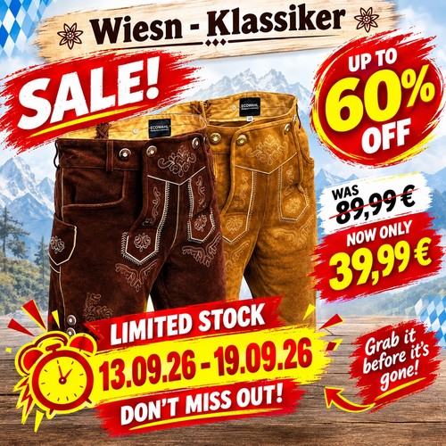 Kurze lederhose für herren - kurze,