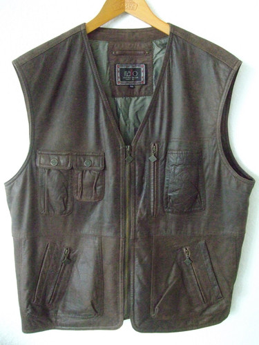 Herren leder weste echtleder - leder,