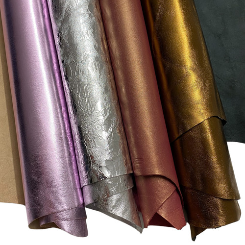 Leder lederhaut metallic - leder,