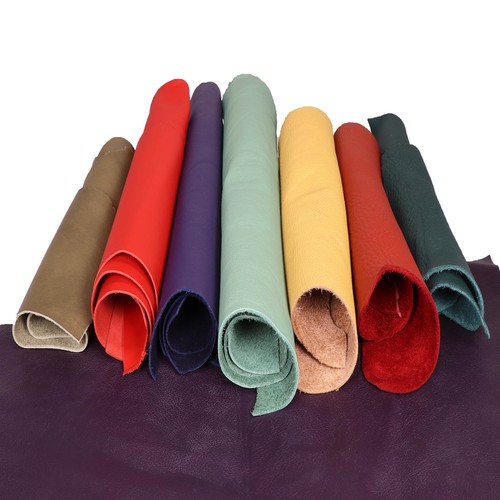 Lederstücke bunt 1kg - , –