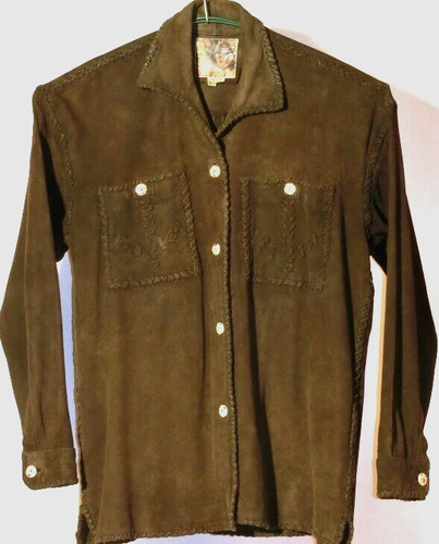 Velours lederjacke echt leder - velours,